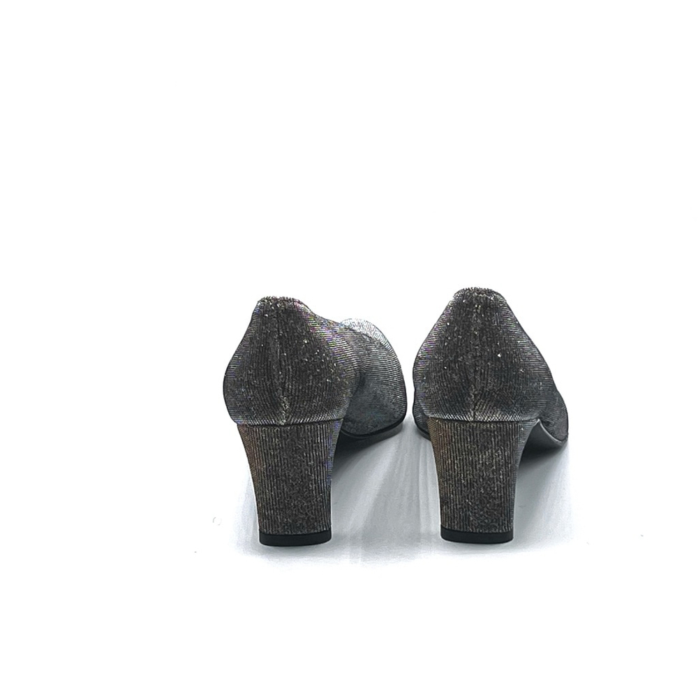 Women's Stuart Weitzman Heels Silver Size 7.6 - Picture 5 of 9